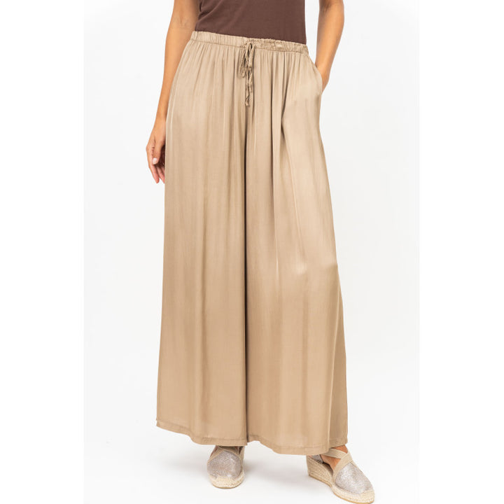 Look Mode Solid Satin Pant