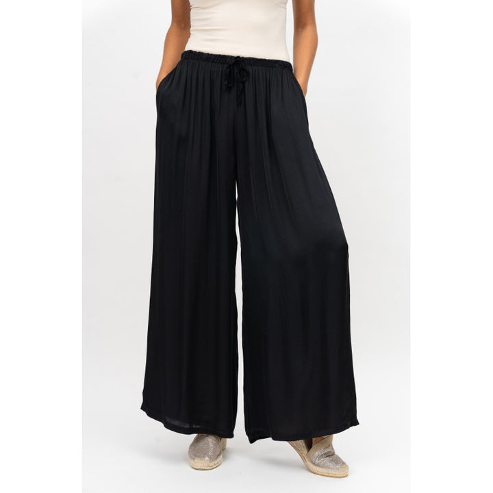 Look Mode Solid Satin Pant