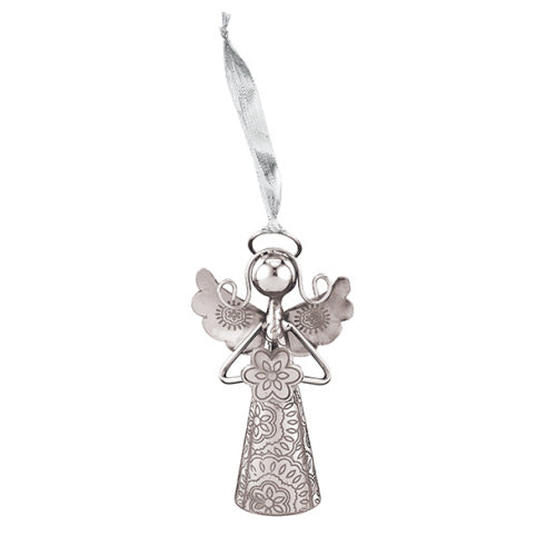 Angel Bell  holding  flower 4"