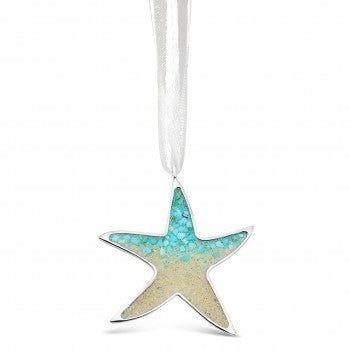 Starfish Ornament  - Turquoise Gradient (FMB Sand)