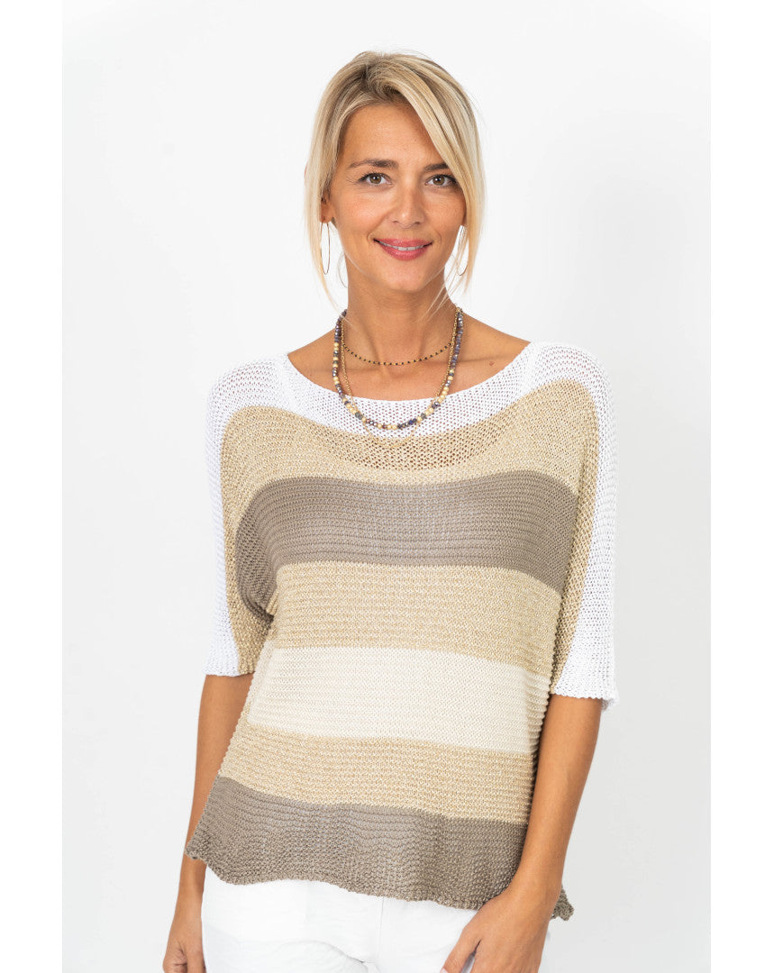 Look Mode Stripe Sweater