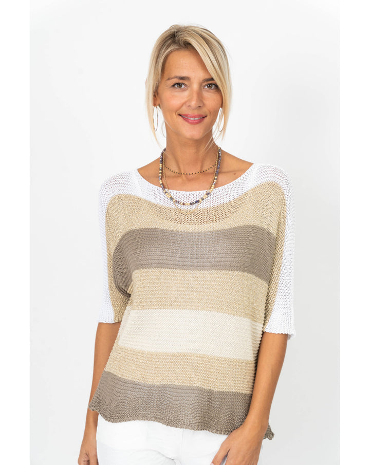 Look Mode Stripe Sweater