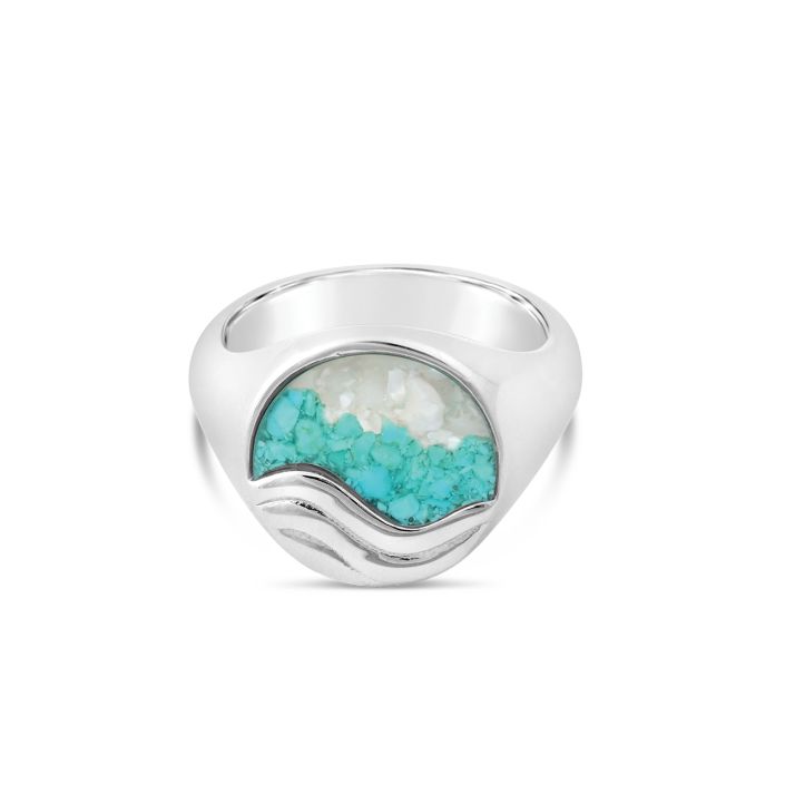 Dune Swell Signet Rings