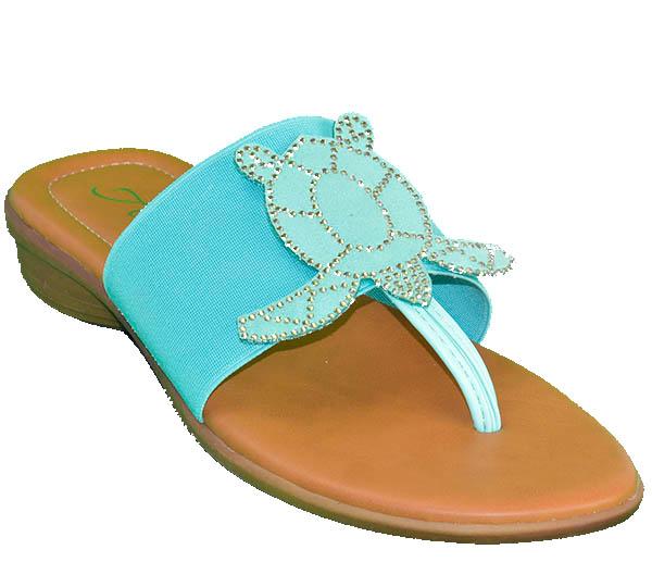 Avanti Shelby Aqua Turtle Sandal