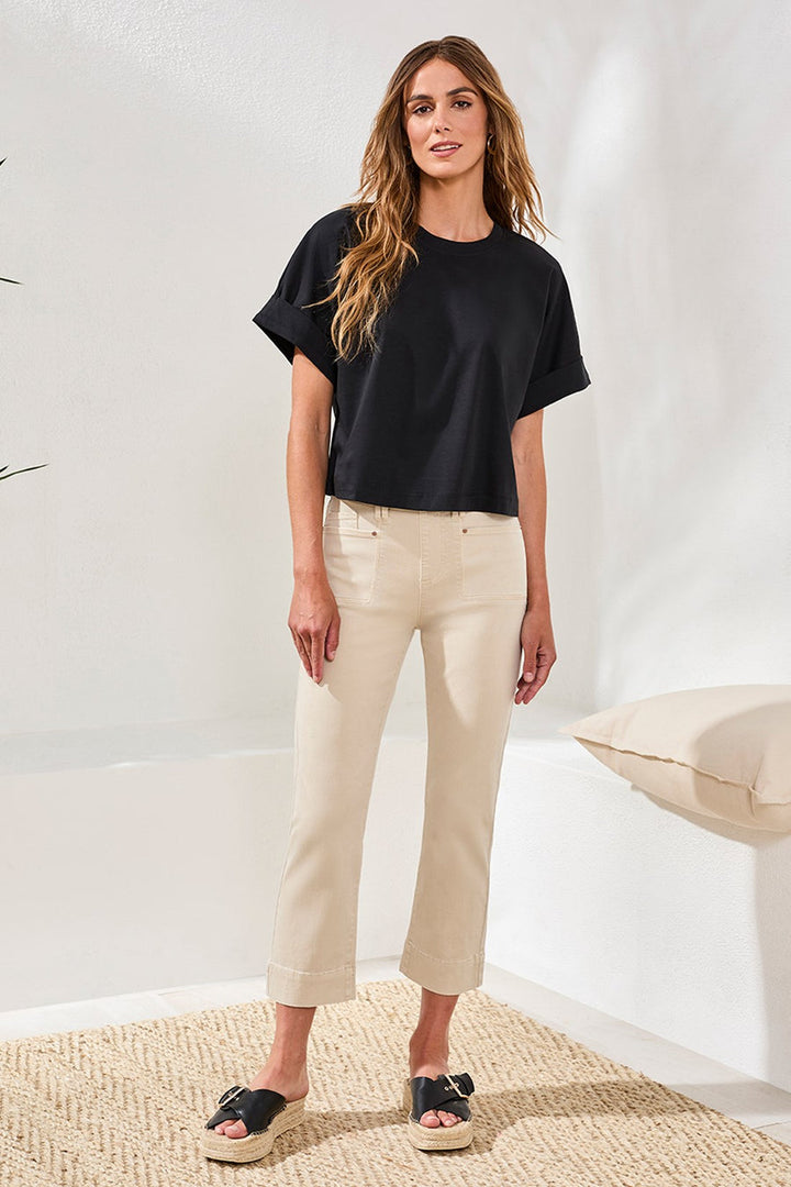 Tribal Kick Flare Capri