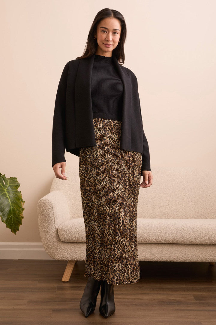 Tribal Shawl Collar Coatigan