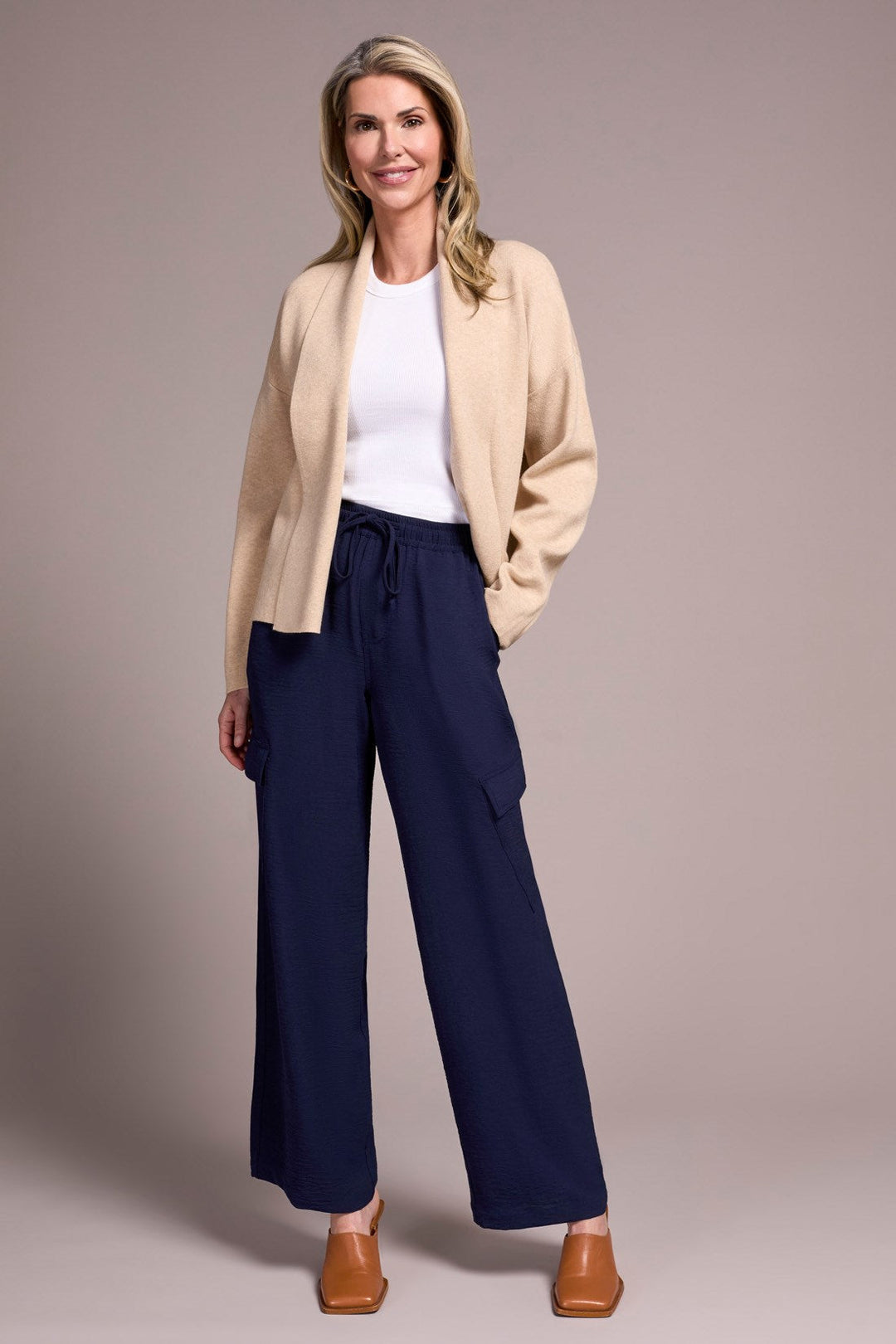 Tribal Shawl Collar Coatigan