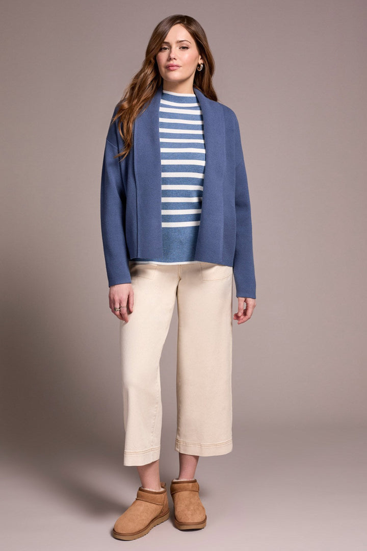Tribal Shawl Collar Coatigan