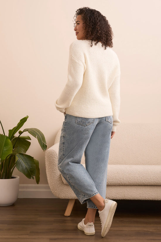 Tribal V-Neck Sweater