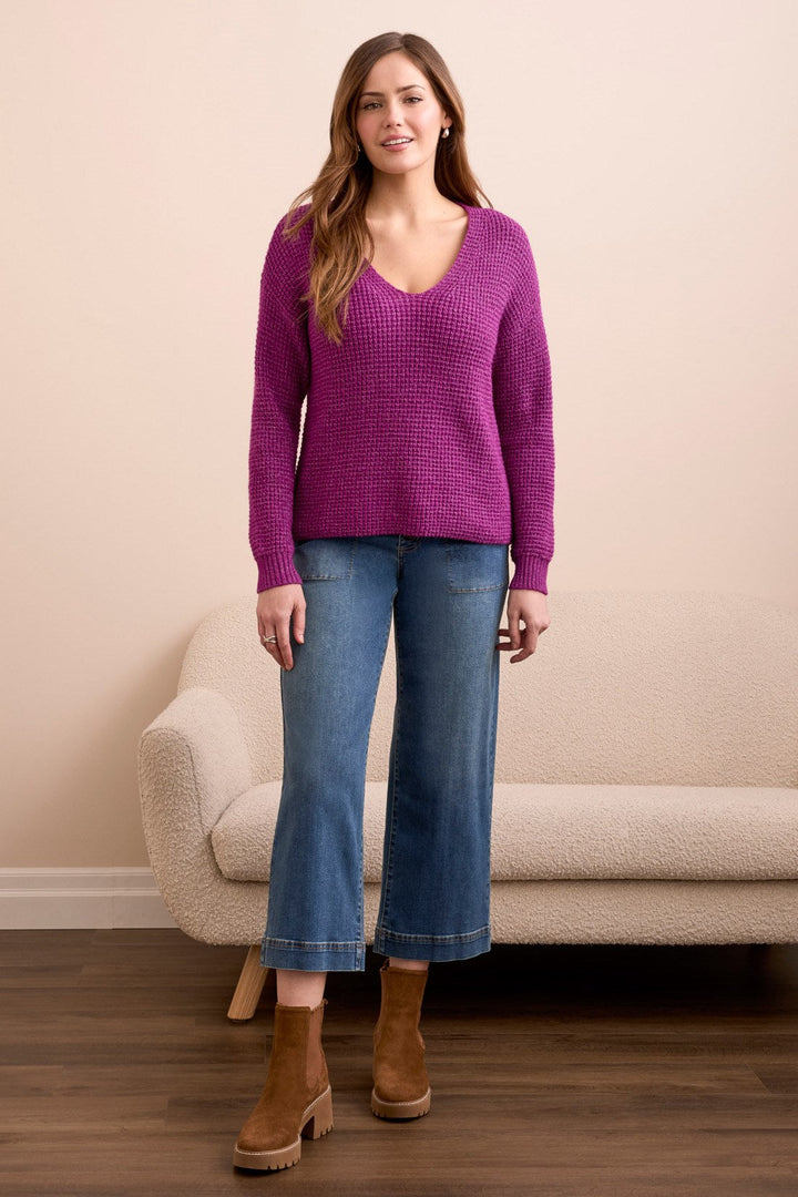 Tribal V-Neck Sweater