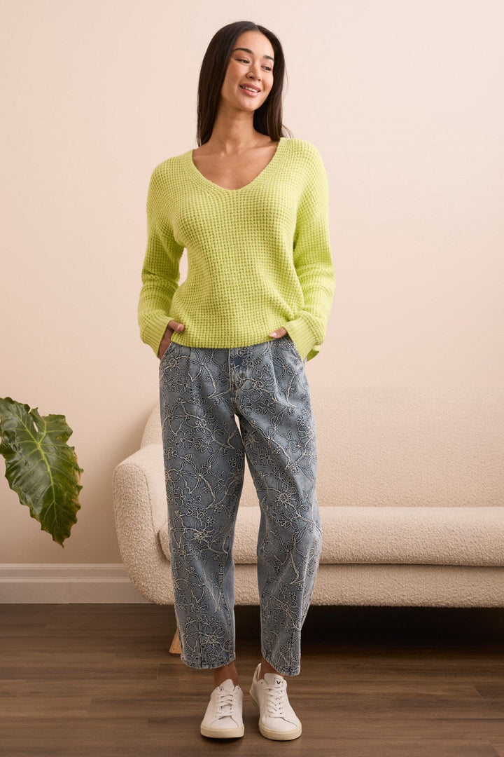 Tribal V-Neck Sweater