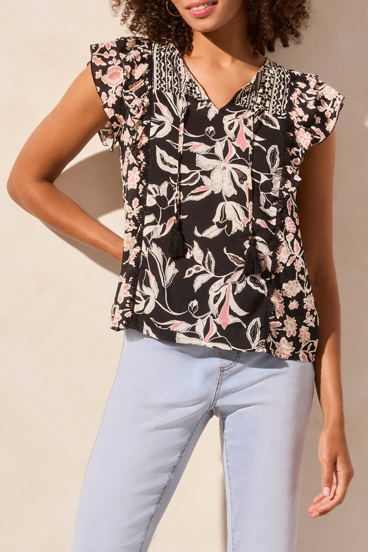 Tribal Blouse W/tie