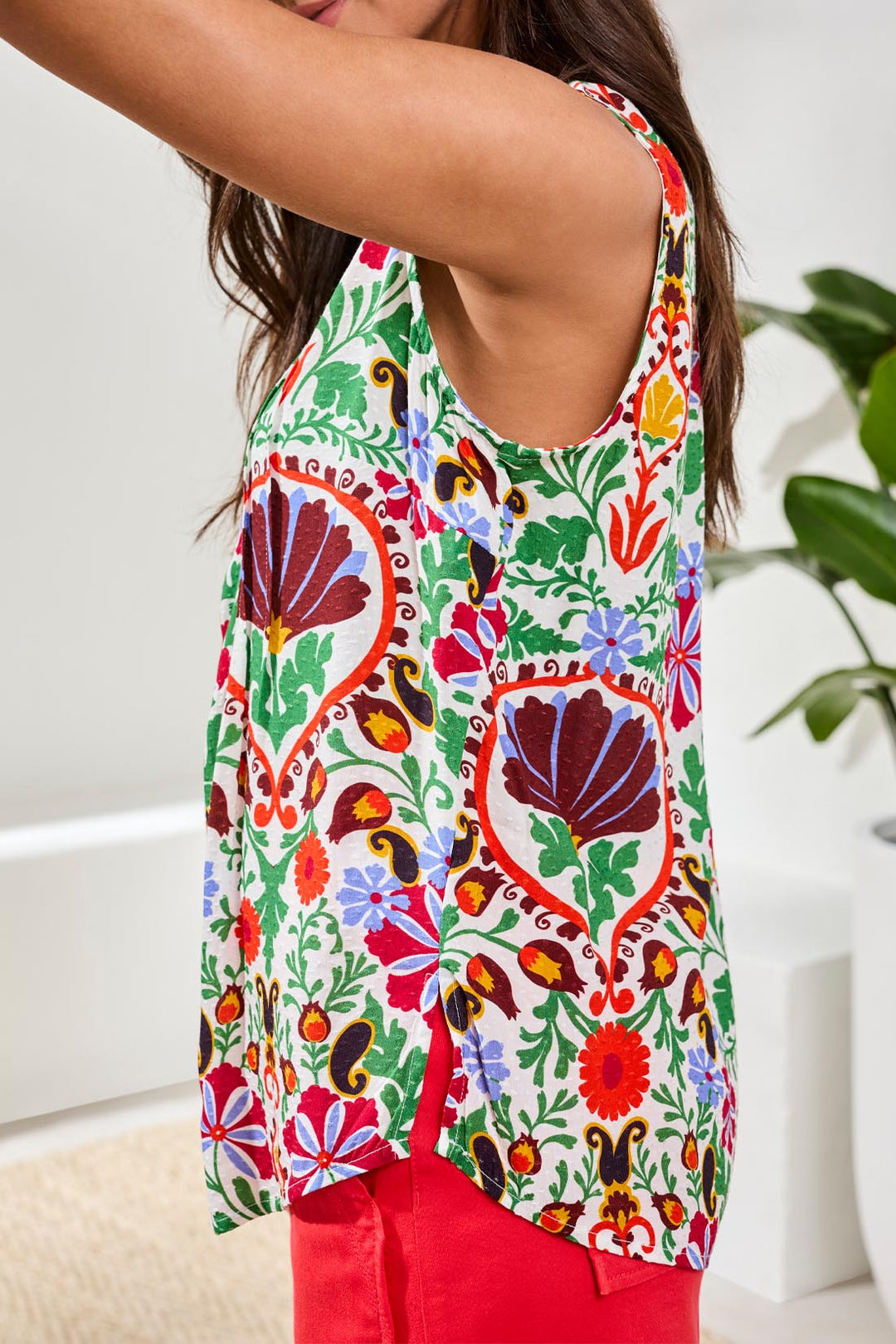 Tribal Pintuck Blouse