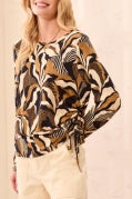 Tribal Crew Neck Top