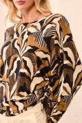 Tribal Crew Neck Top