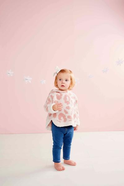 Mud Pie Chenille Leopard Poncho