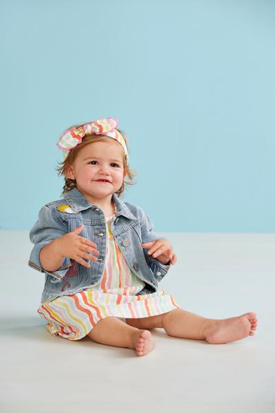 Girl Denim Patch Jacket