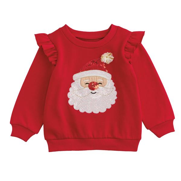 Mud Pie Santa Sweatshirt