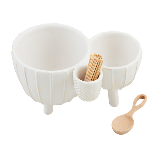 Mud Pie Footed Toothpick Set