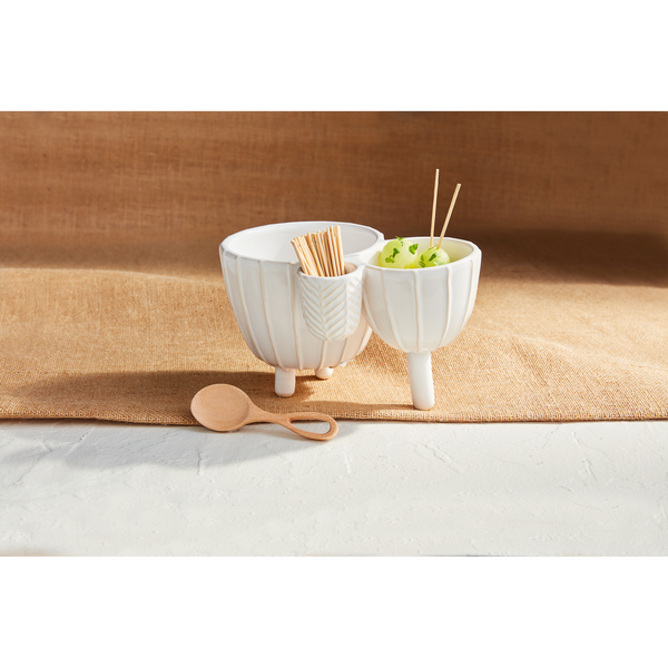 Mud Pie Footed Toothpick Set