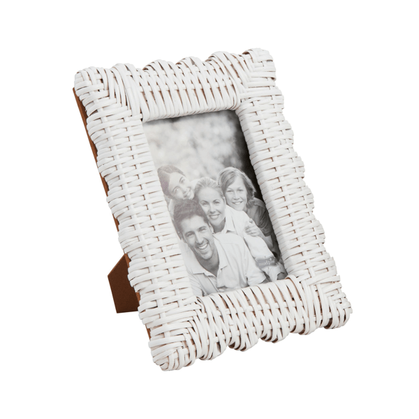 White Woven Frames