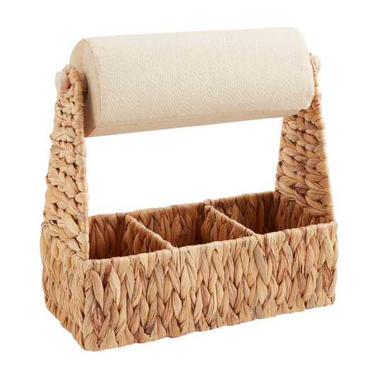 Mud Pie Paper Hyancinth Towel Utensil holder