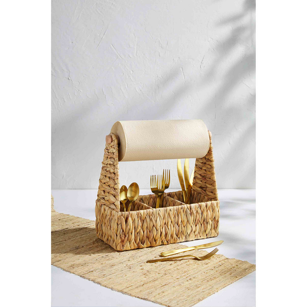 Mud Pie Paper Hyancinth Towel Utensil holder